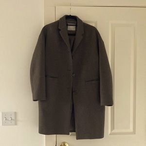 Wool Cocoon Coat